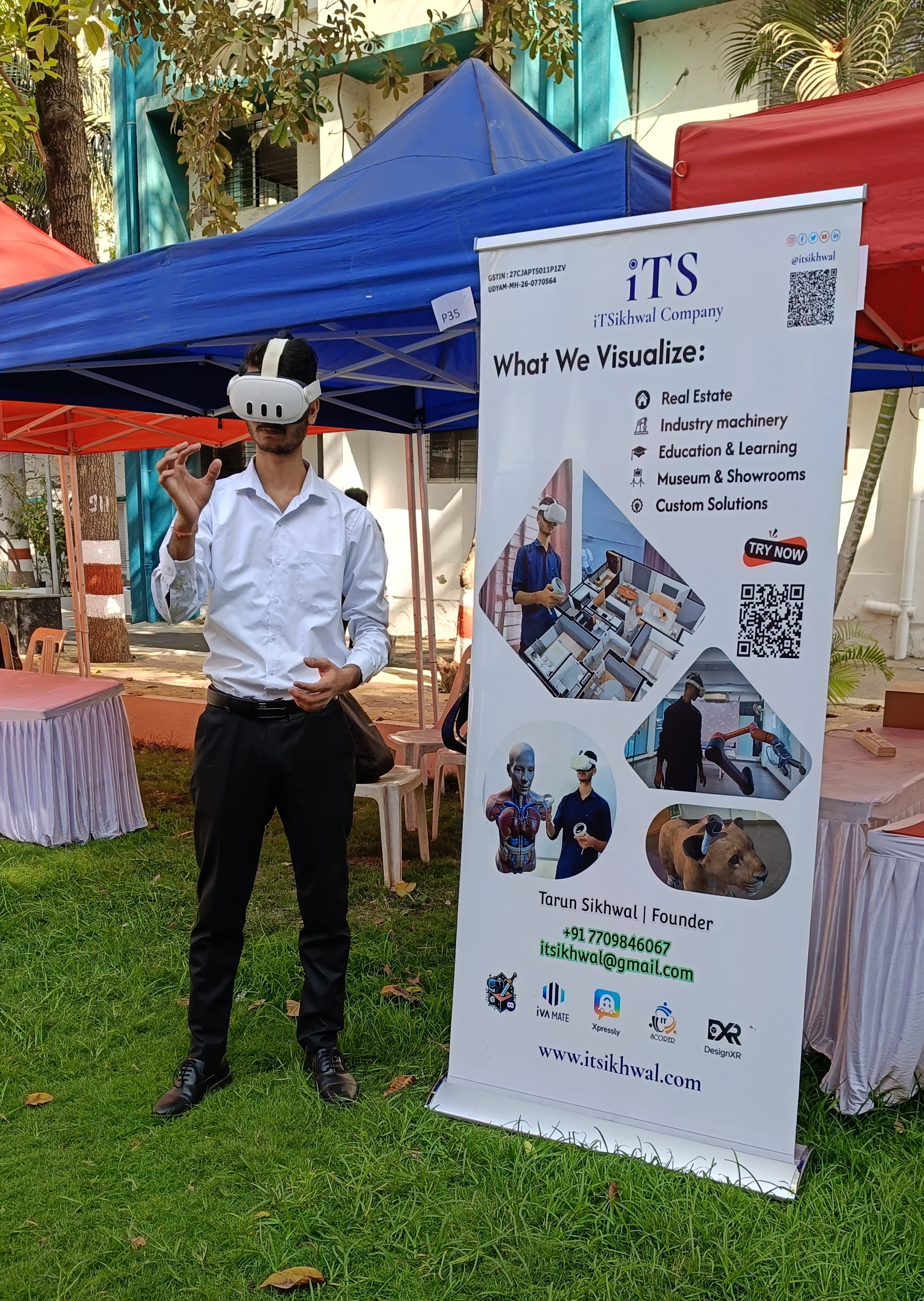 Students at STEM exhibition